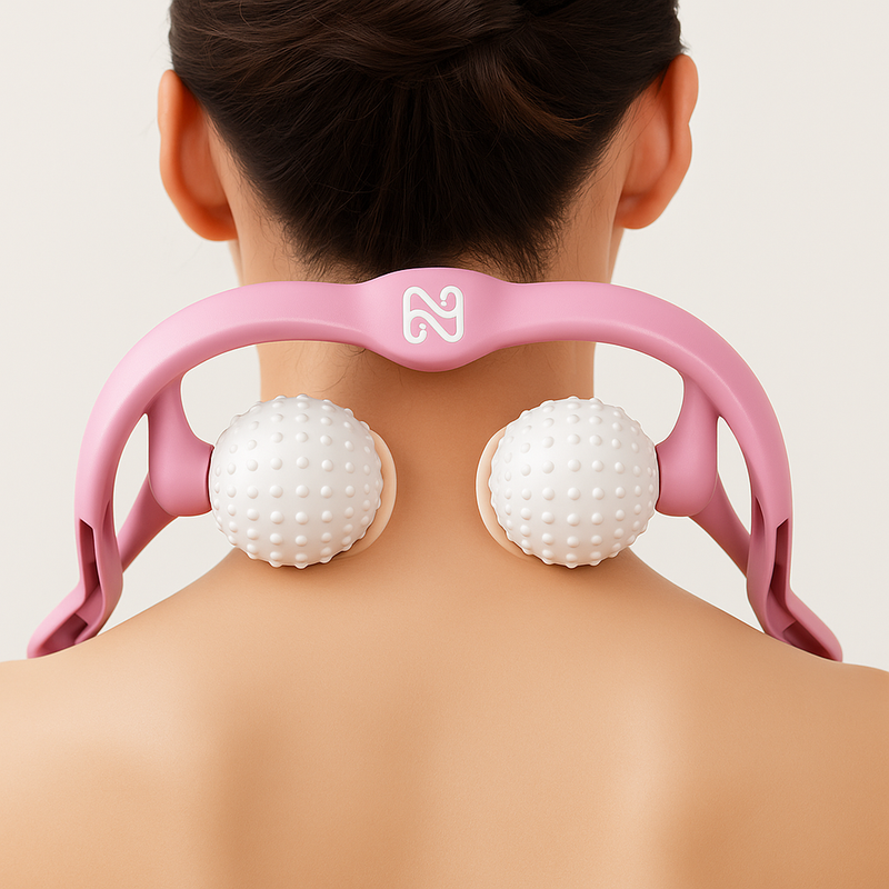 Masajeador de Cuello Manual "RelajArte Pro": ¡Dile Adiós a las Tensiones y el Estrés en Segundos!